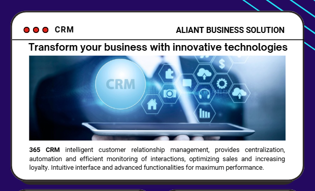 Aliant CRM 2025 smar solution AI solutioon
