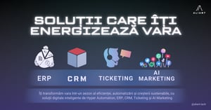 Vrei performanțe! Aliant oferă soluții digitale inteligente de HA și ERP, CRM, Ticketing și AI Marketing pentru eficiență, control și creștere susținută. #Aliant #TransformareDigitală #AutomatizareInteligentă #HyperAutomation #ERP #CRM #Ticketing #MarketingAI #Productivitate #Inovație #VaraDigitală #SuccesFărăVacanță #TehnologiePentruBusiness