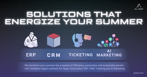 You want performance! Aliant offers intelligent digital HA and ERP, CRM, Ticketing and AI Marketing solutions for efficiency, control and sustained growth. #Aliant #DigitalTransformation #SmartAutomation #HyperAutomation #ERP #CRM #Ticketing #MarketingAI #Productivity #Innovation #DigitalSummer #SuccessWithoutHolidays #TechnologyForBusiness