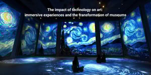 Learn how technology in art and immersive experiences are transforming museums, bringing interactivity and accessibility for visitors of all ages. Aliant, Virtual Reality, Professional Audio Video Solutions, Interactive Experiences, Digital Projections, LED Screens, Augmented Reality, Cultural Innovation, Modern Exhibitions, Digital Museum, Immersive Art, Technology In Art